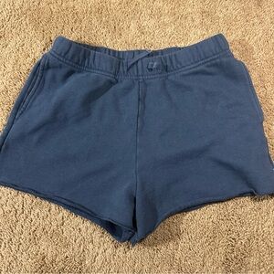 Abercrombie Kids Girls Cut Off Casual Sweat Shorts Navy Blue Size 15/16